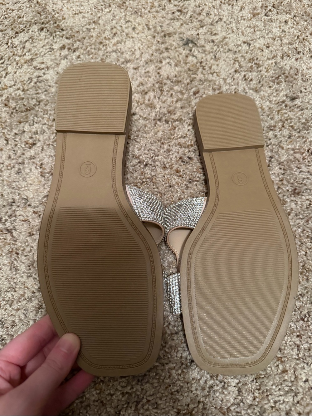 a new day Silver Rhinestone Slip-On Mules - Picture 3 of 3
